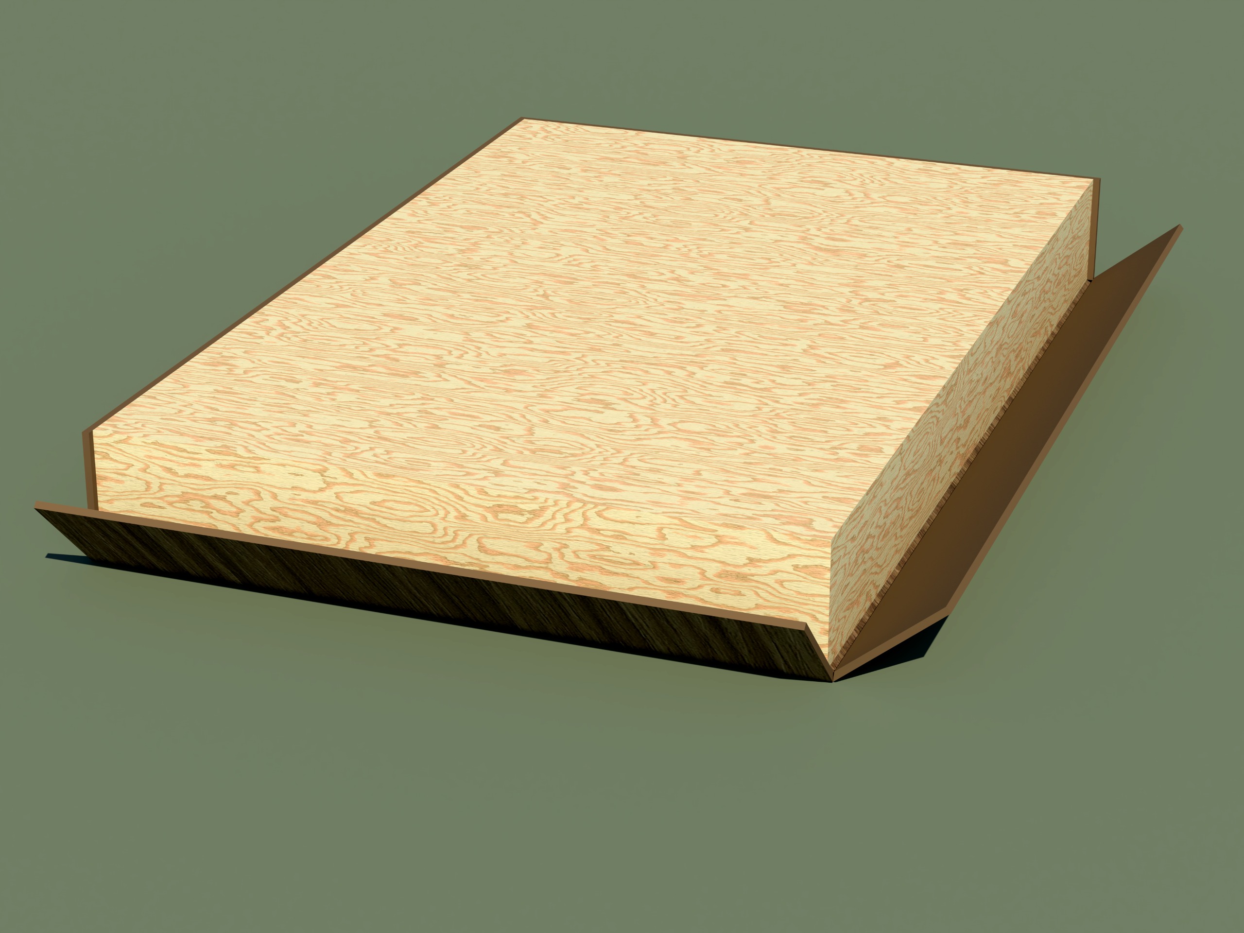 Bending laminate to 90° angle