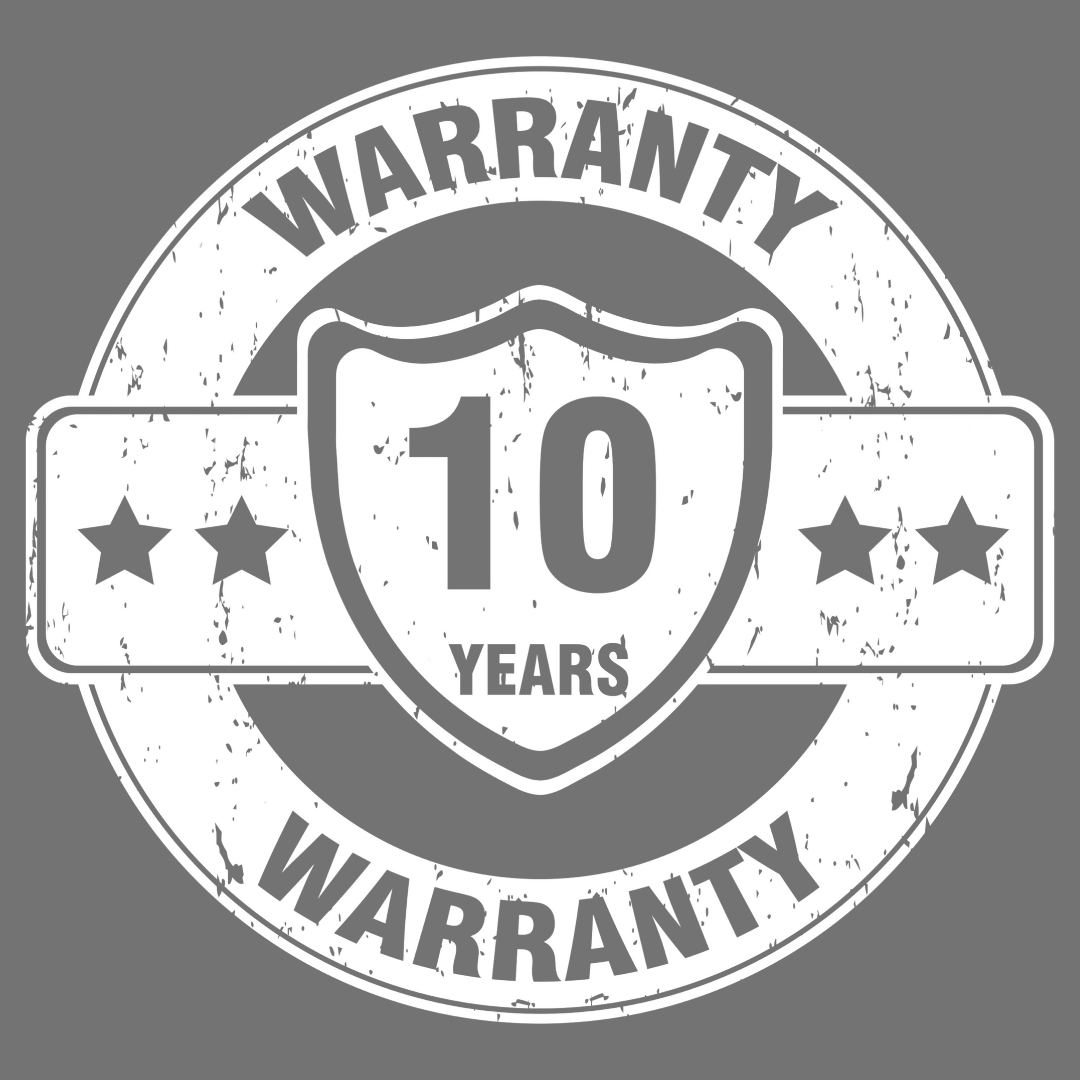 10 Year Warranty
